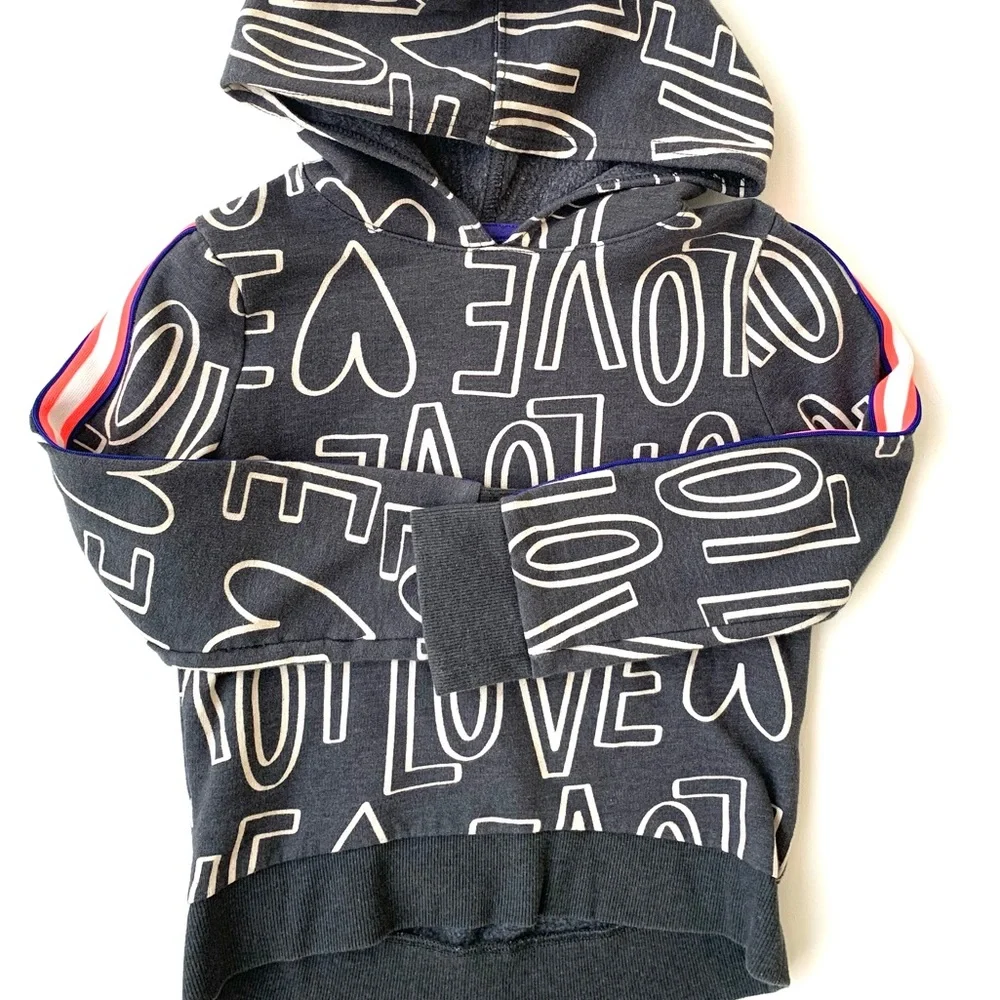 Cat & Jack Toddler Girl Love Hooded Sweatshirt